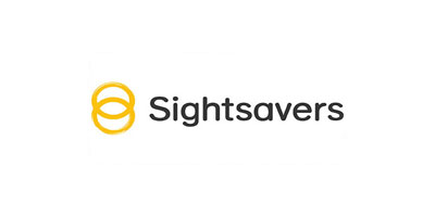 Logo der Organisation Sightsavers – Partner bei weltweiten Projekten zur Prävention von Blindheit und Augenkrankheiten